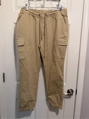 Natural Reflections Khaki Cargo Jogger Pants